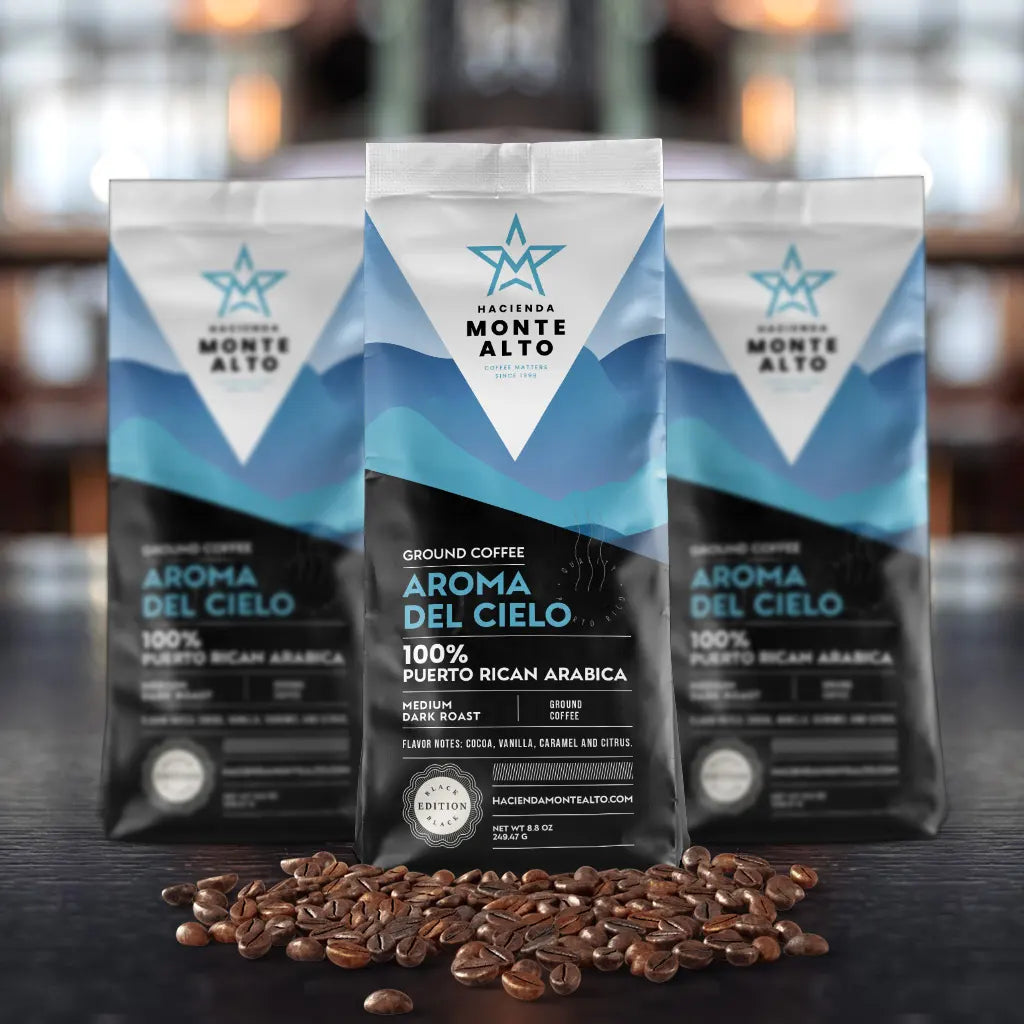 Aroma Del Cielo Coffee (8oz) - Hacienda Monte Alto from Adjuntas, Puerto Rico