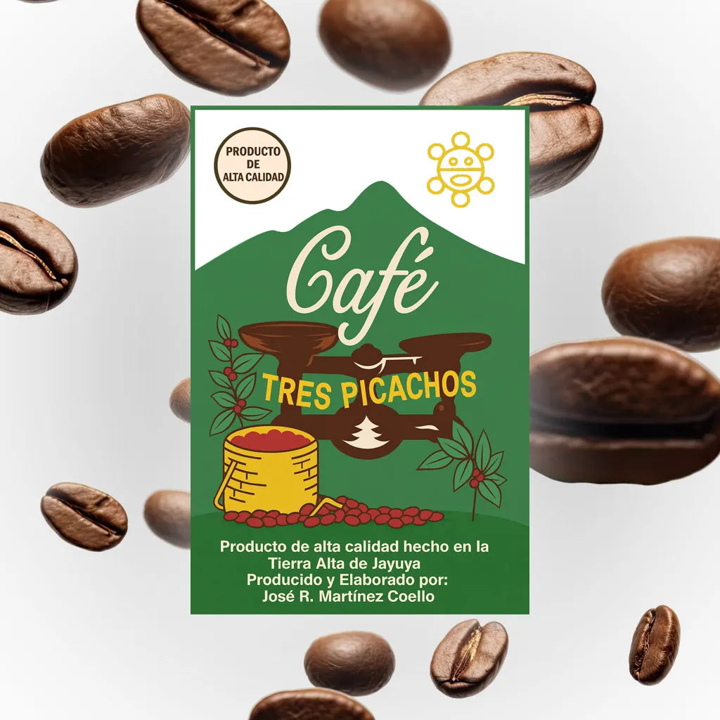 Café Tres Picachos (14oz) Jayuya Puerto Rico
