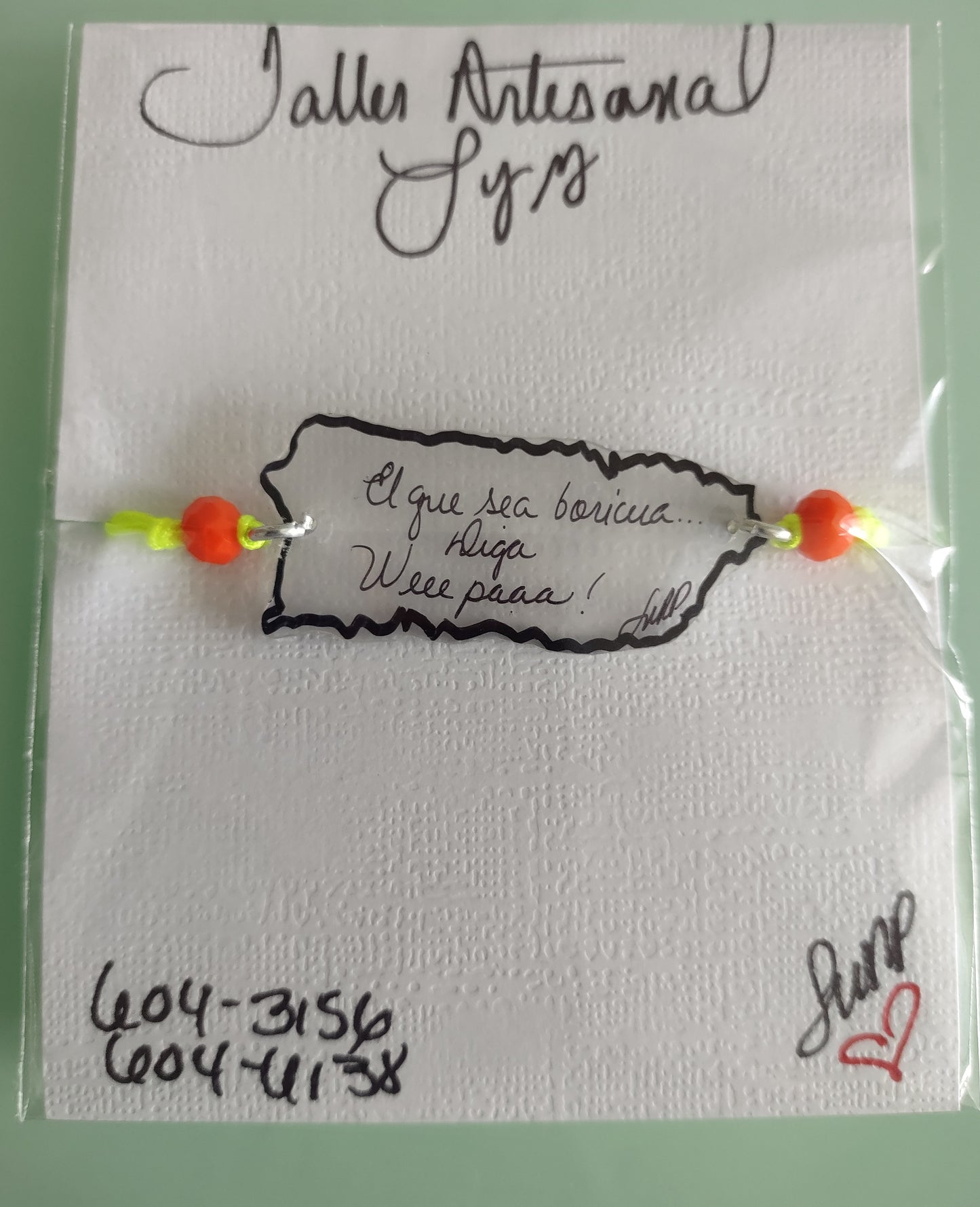 "Wepaaa!" Handmade bracelet