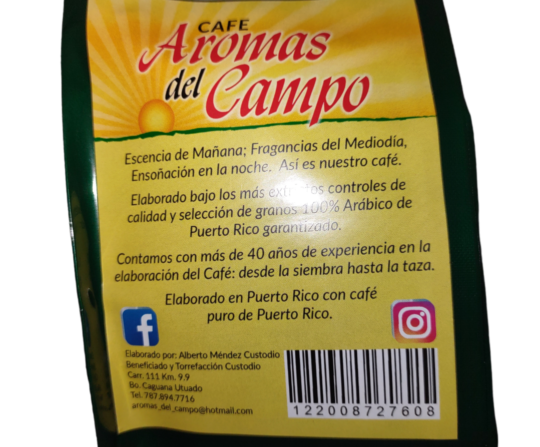 Aromas del Campo café 8oz