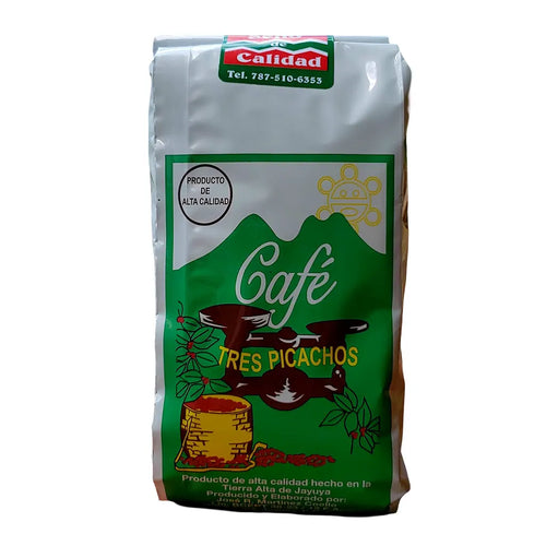 Café Tres Picachos (14oz) Jayuya Puerto Rico