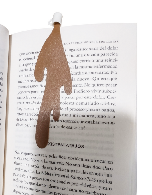 Spilled coffee bookmark