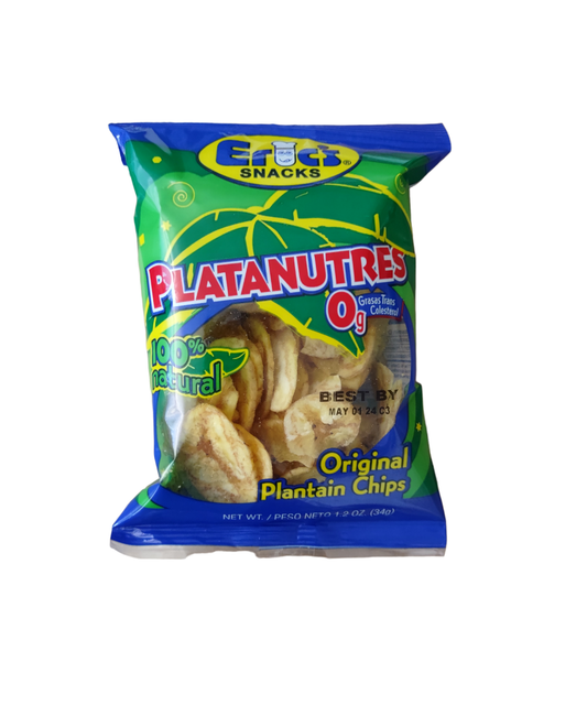 Eric's Snacks Platanutres/Plantain Chips 1.2oz
