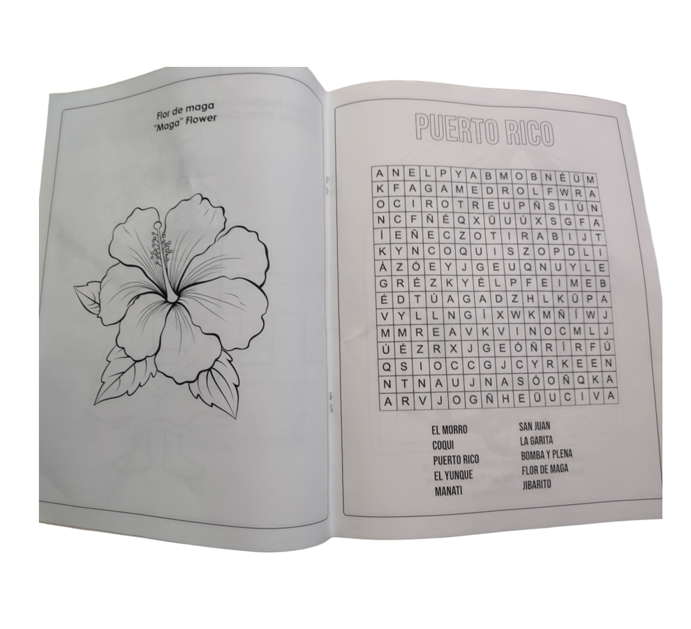 Libro para colorear de Puerto Rico – Colmado Riqueño Ricanmart