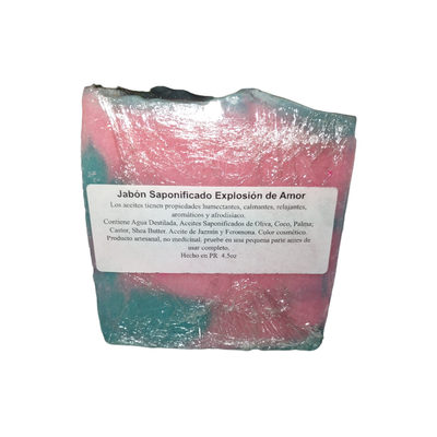 Jabon artesanal "Explosion de Amor"