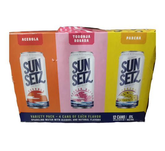 Sunsetz Hard Seltzers Variety 12 pack
