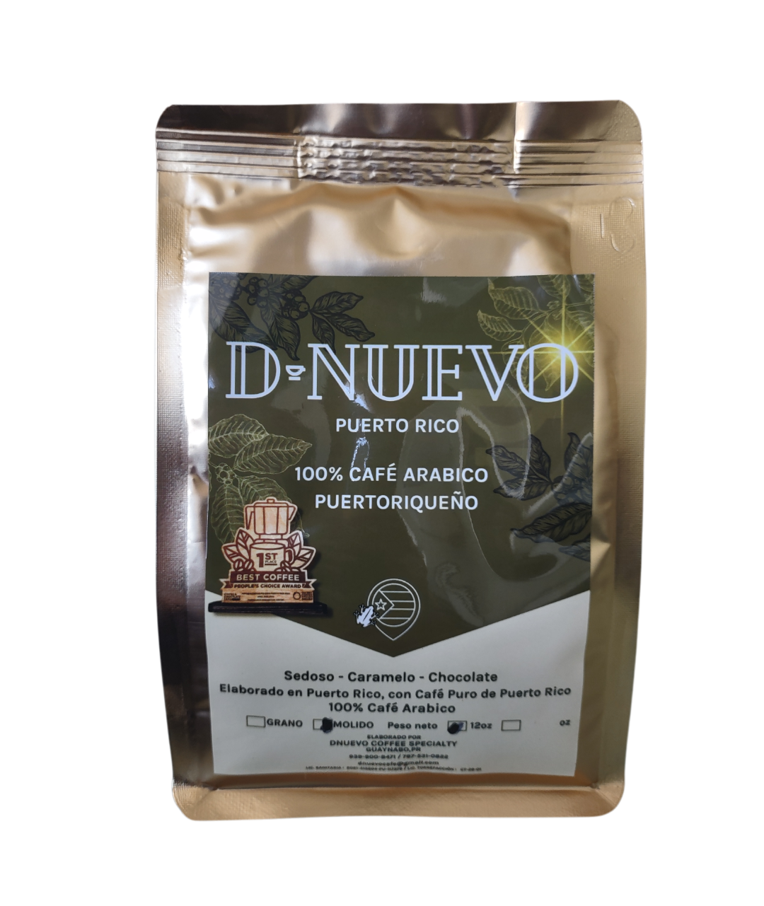 D-Nuevo 100% Café Arábico 12oz