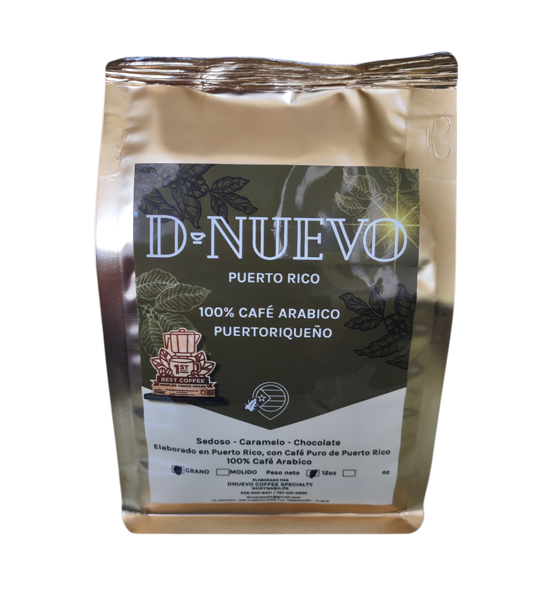 D-Nuevo 100% Café Arábico 12oz